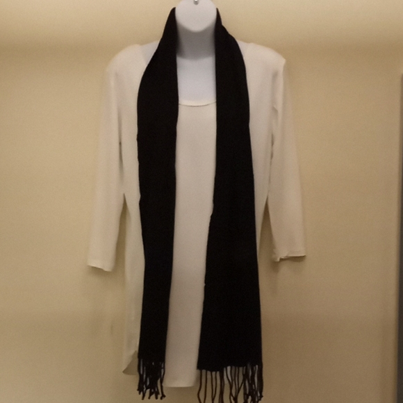 Black  Pashmina Cashmere Feel Winter Scarf - Picture 7 of 16